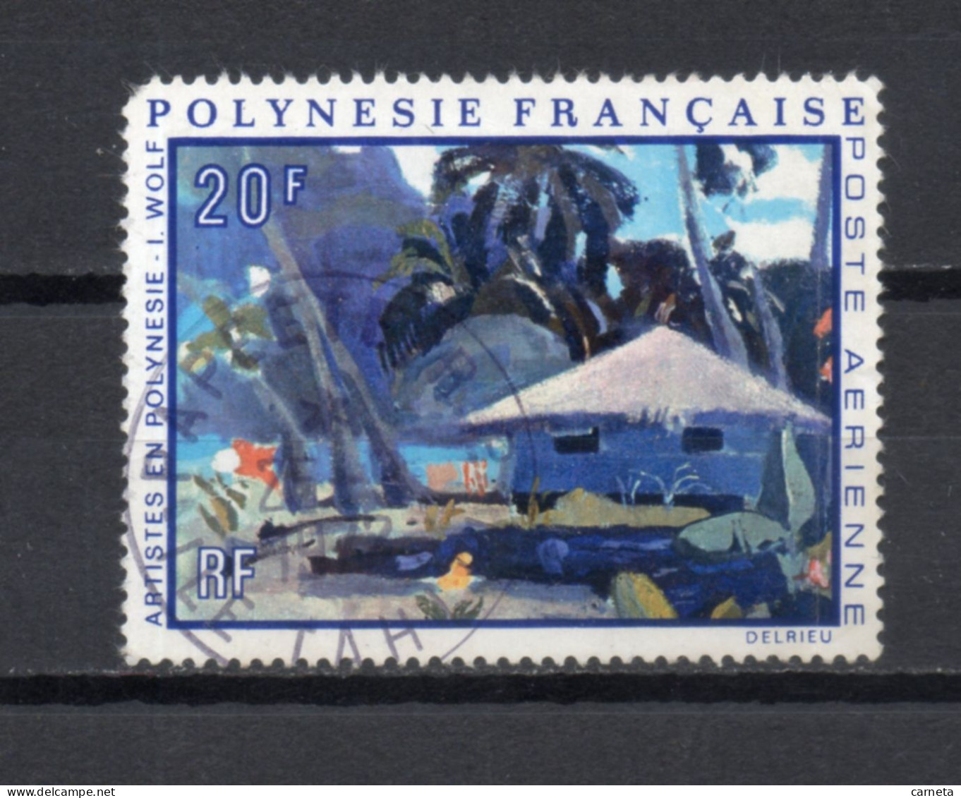 POLYNESIE  PA  N°  55   OBLITERE   COTE  5.00€    ART PEINTRE TABLEAUX   VOIR DESCRIPTION - Used Stamps