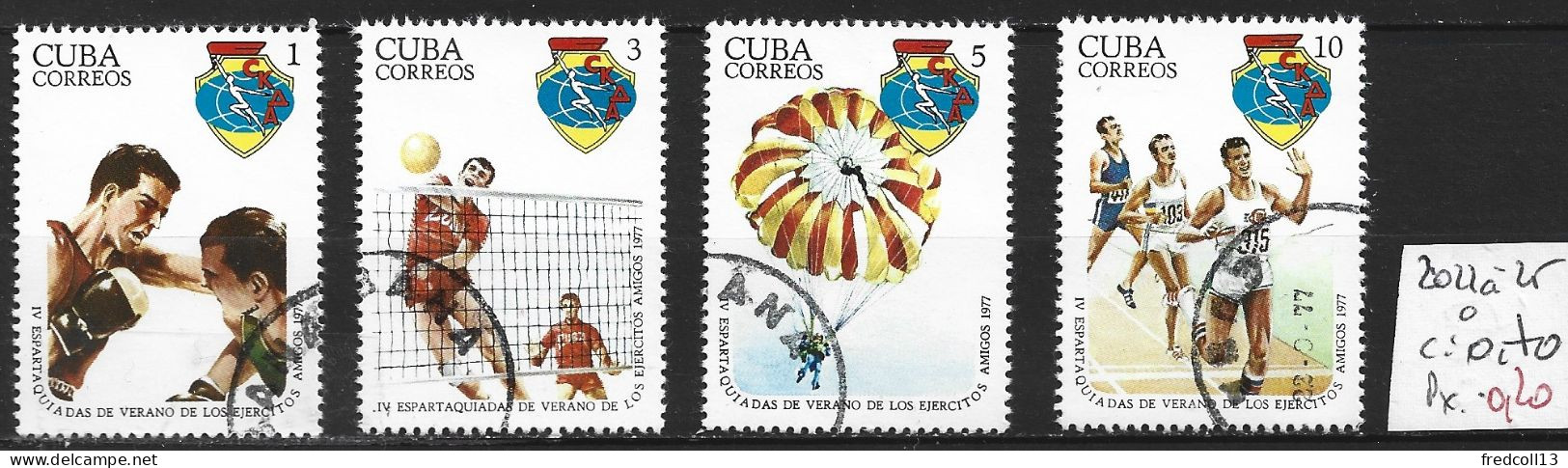 CUBA 2022 à 25 Oblitérés Côte 0.70 € - Gebruikt