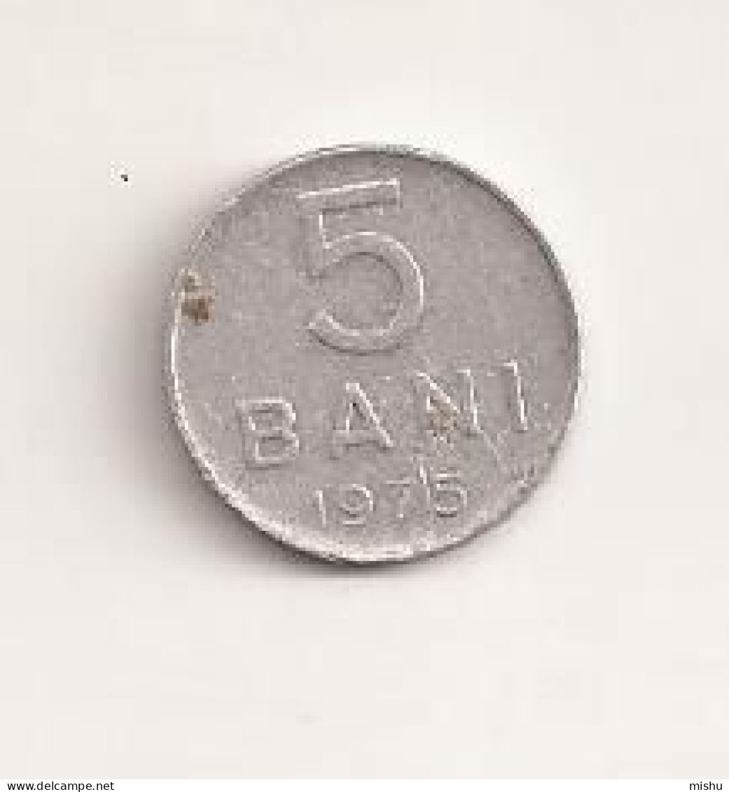 Coin - Romania - 5 Bani 1975 V9 - Roumanie