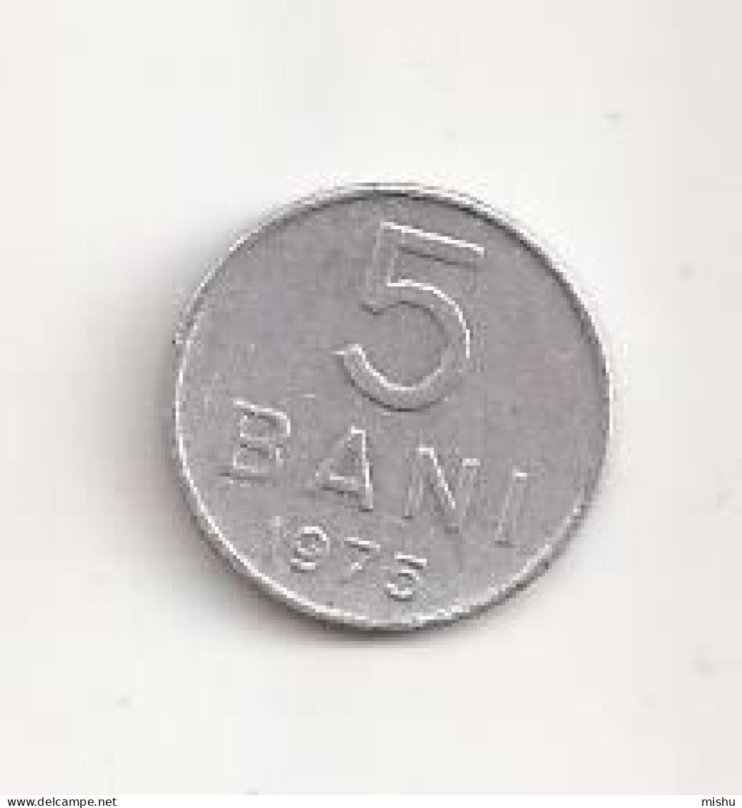 Coin - Romania - 5 Bani 1975 V12 - Roumanie