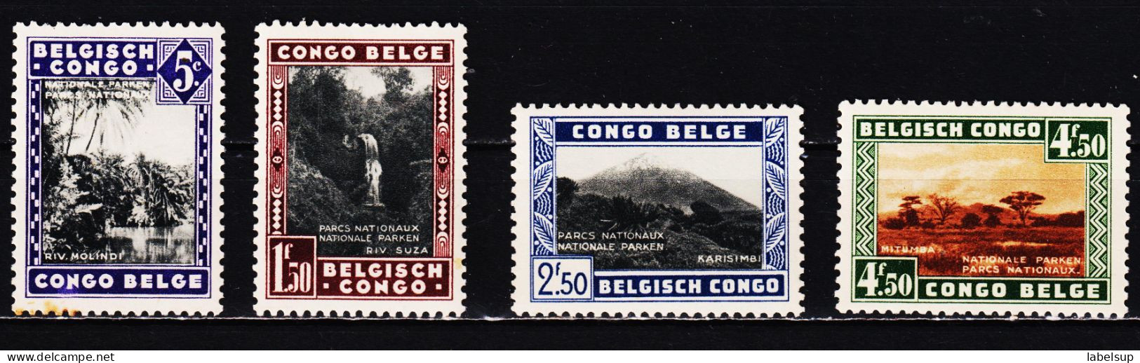 Timbres Neufs** Du Congo Belge  De 1938 N° Série  MNH - Neufs