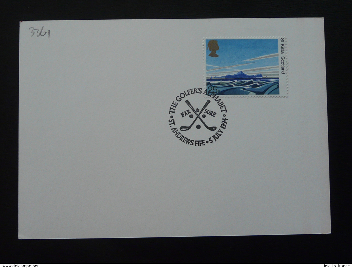 Golf Oblitération Sur Lettre Postmark On Cover St-Andrews Grande Bretagne 1994 - Golf