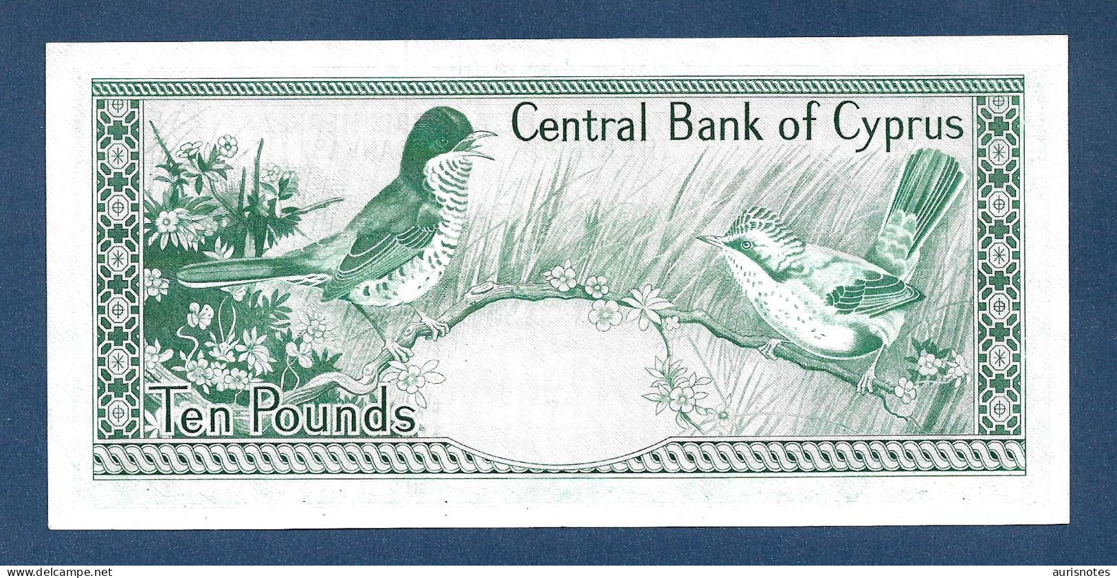 Cyprus 10 Pounds 1985 P48b EF/AU - Cyprus