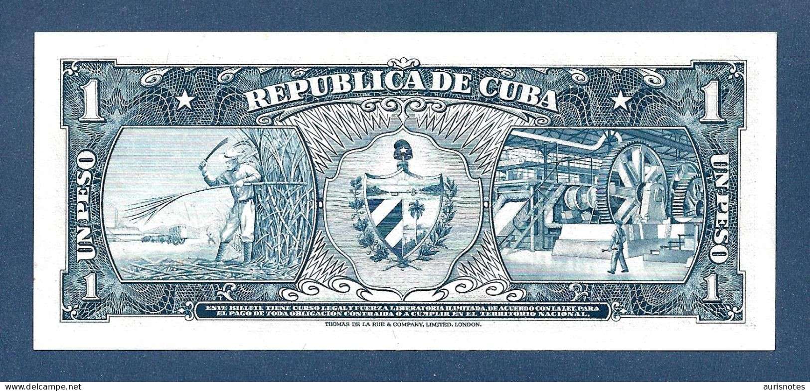 Cuba 1 Peso 1956 P87a First Issue & Low Number UNC - Cuba