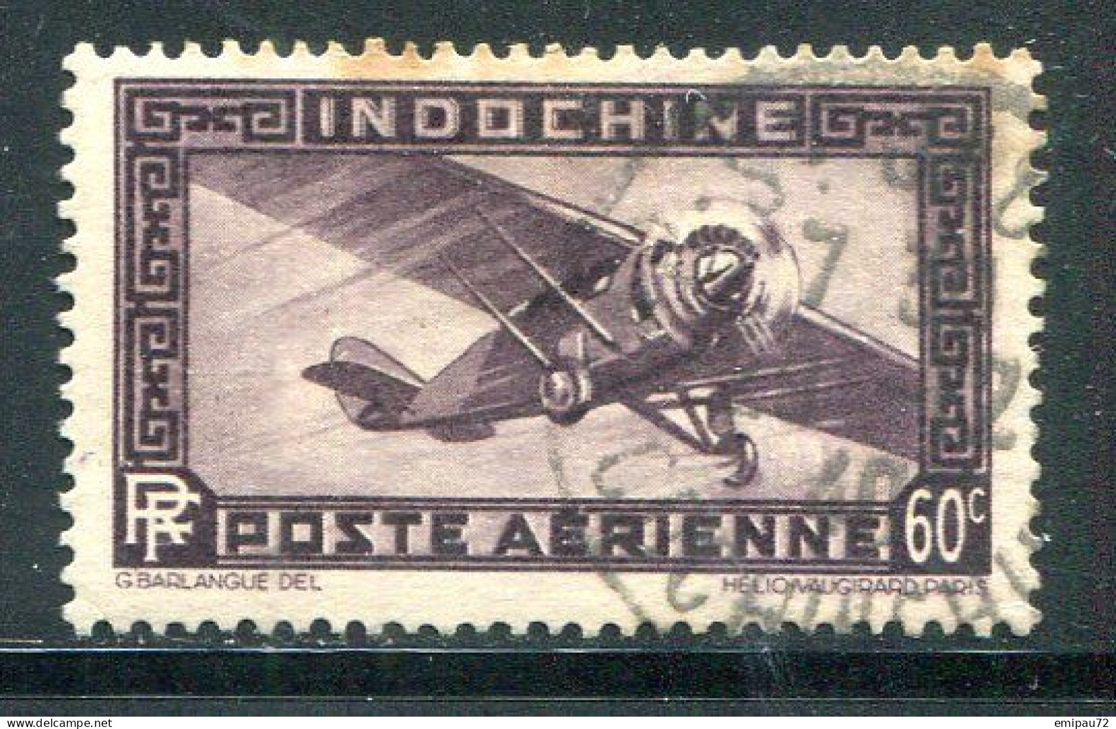 INDOCHINE- P.A Y&T N°9- Oblitéré - Airmail