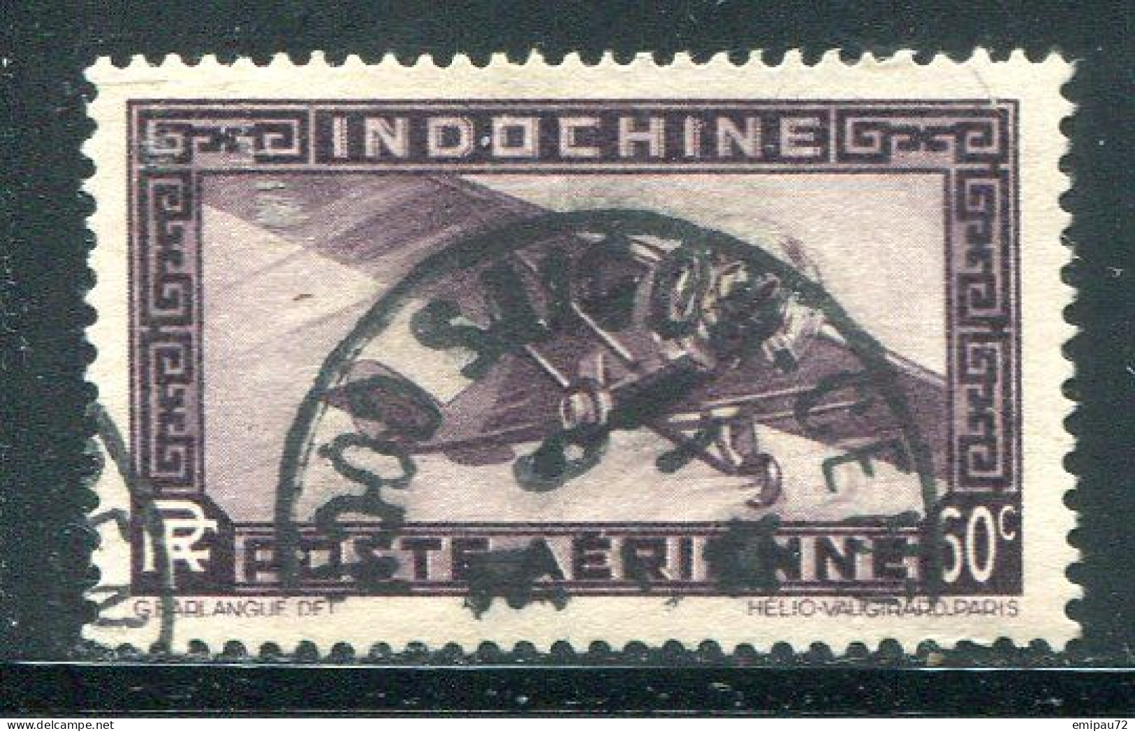 INDOCHINE- P.A Y&T N°9- Oblitéré - Luftpost