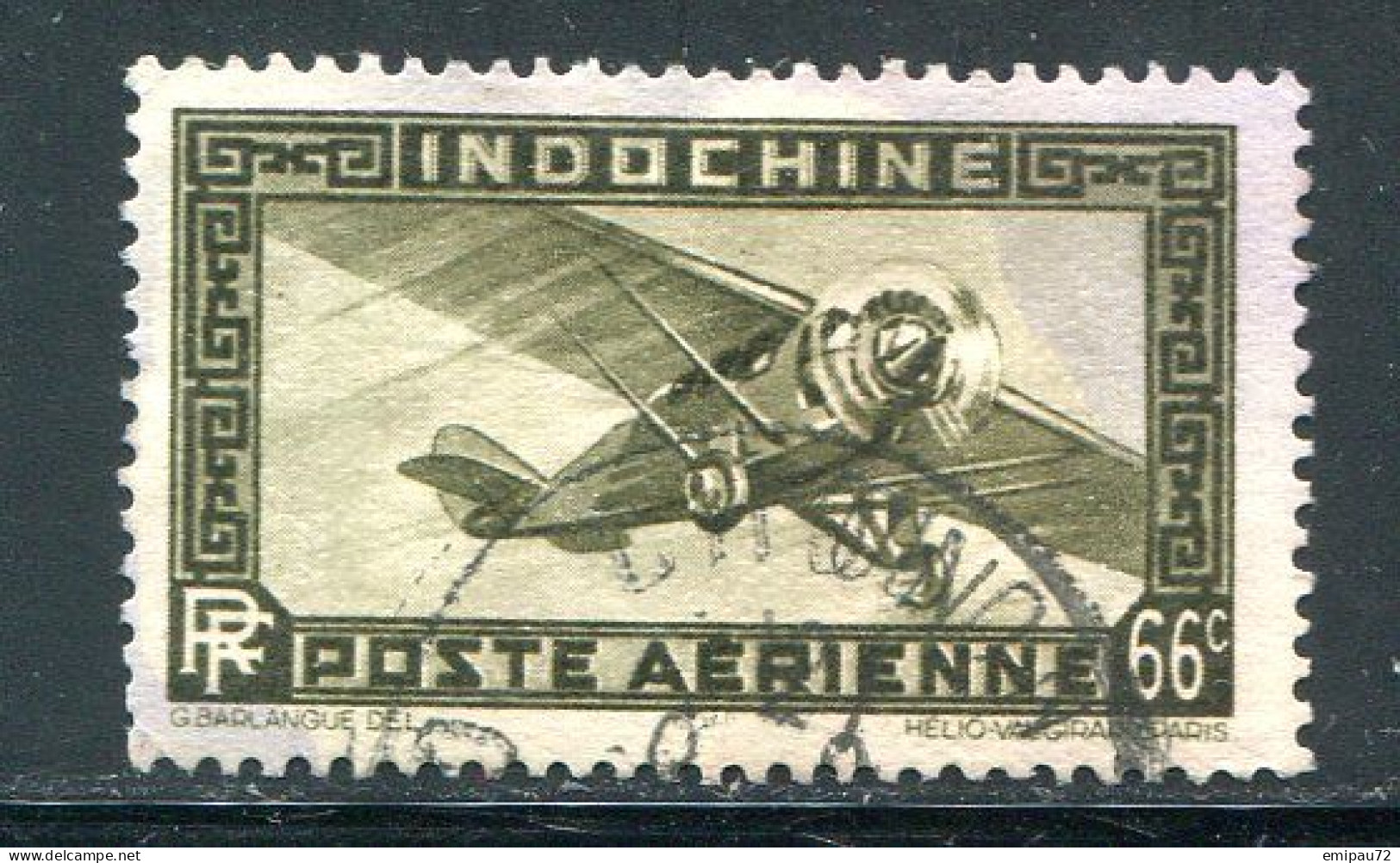 INDOCHINE- P.A Y&T N°10- Oblitéré - Airmail