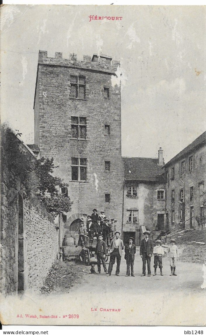 [70] Haute Saône > Héricourt Le Chateau Cliché Pas Courant Etat - Héricourt