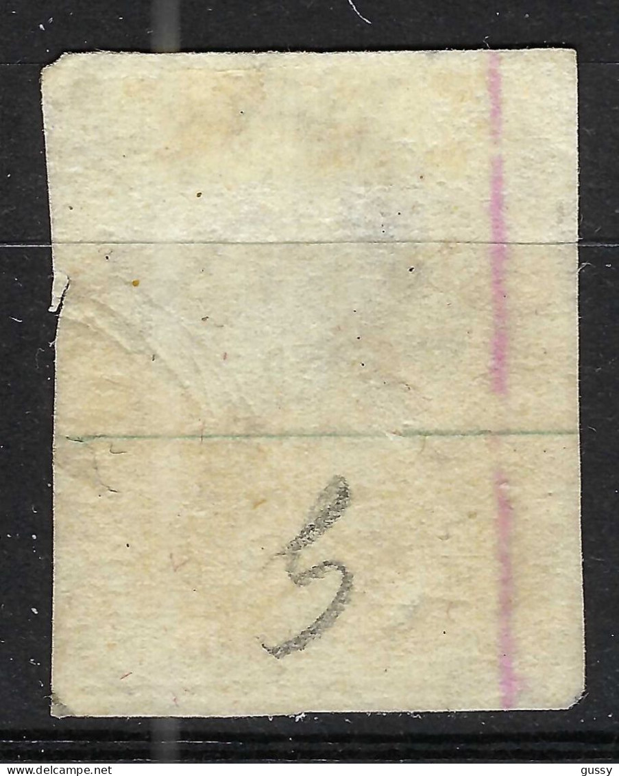 SUISSE Ca.1854-62: Le Y&T 29, "Helvétie ND" 4 Marges, Obl. CAD "Pfäffikon" - Gebraucht