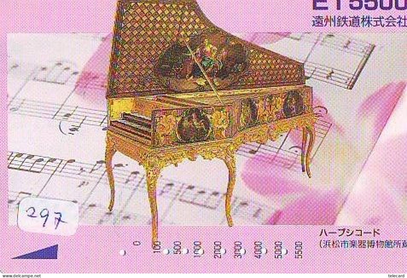 Télécarte Japon * Musique * Et5500 *  PIANO  *   (297) Japan Music Phonecard * KLAVIER * Musik Telefonkarte * - Música