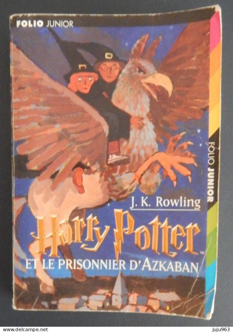 HARRY POTTER "LE PRISONNIER D AZKABAN" DE JK ROWLING CHEZ GALLIMARD   ETAT MOYEN - Harry Potter