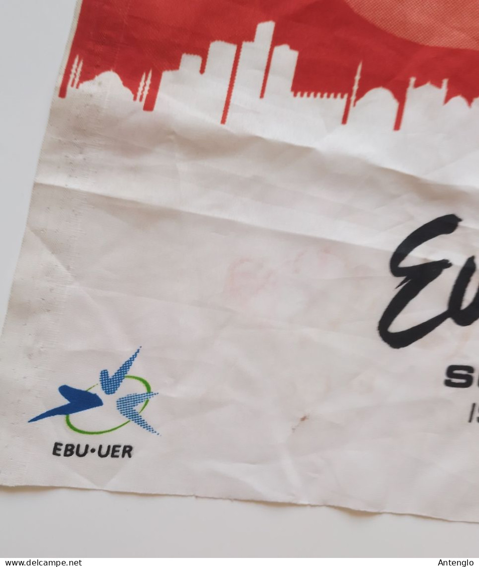 Eurovision Istanbul 2004 Original Street Promotional Fabric Banner/pennant - Plakate & Poster