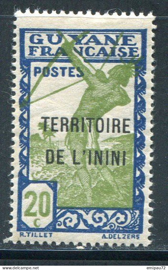 ININI- Y&T N°7- Neuf Avec Charnière * - Unused Stamps