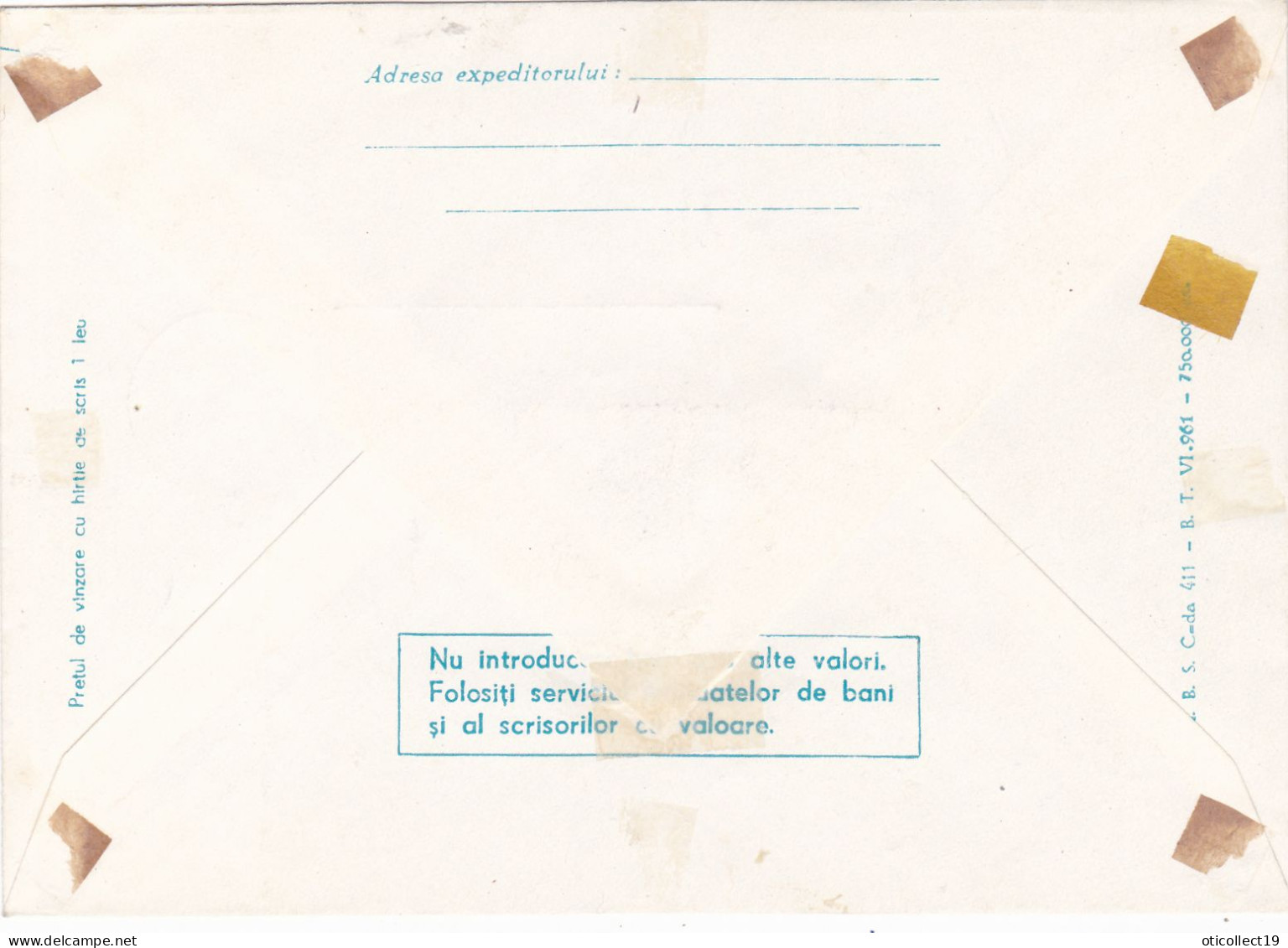 SWALLOWS, SPECIAL  PMK , COVERS STATIONERY 1961 RARE!, ROMANIA - Zwaluwen