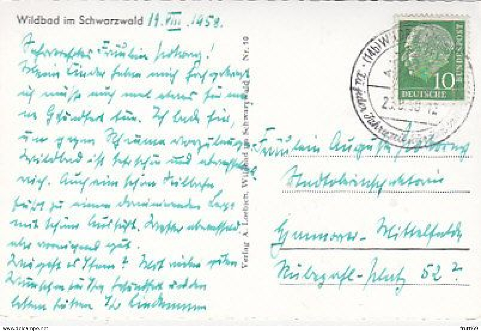 AK 189701 GERMANY - Wildbad M Schwarzwald - Hochschwarzwald