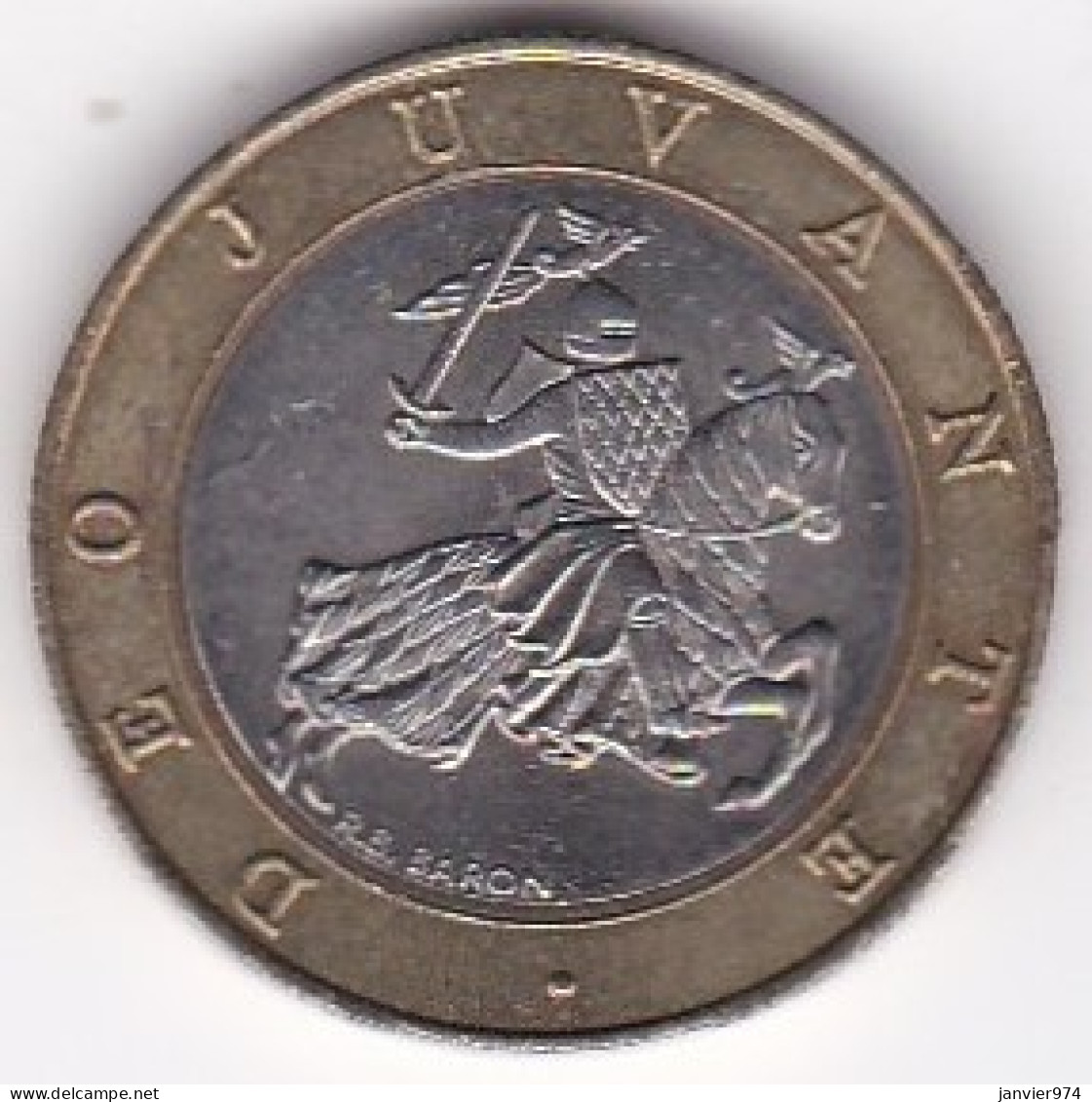 Monaco 10 Francs 1994 Rainier III , Bimétallique - 1960-2001 Nieuwe Frank