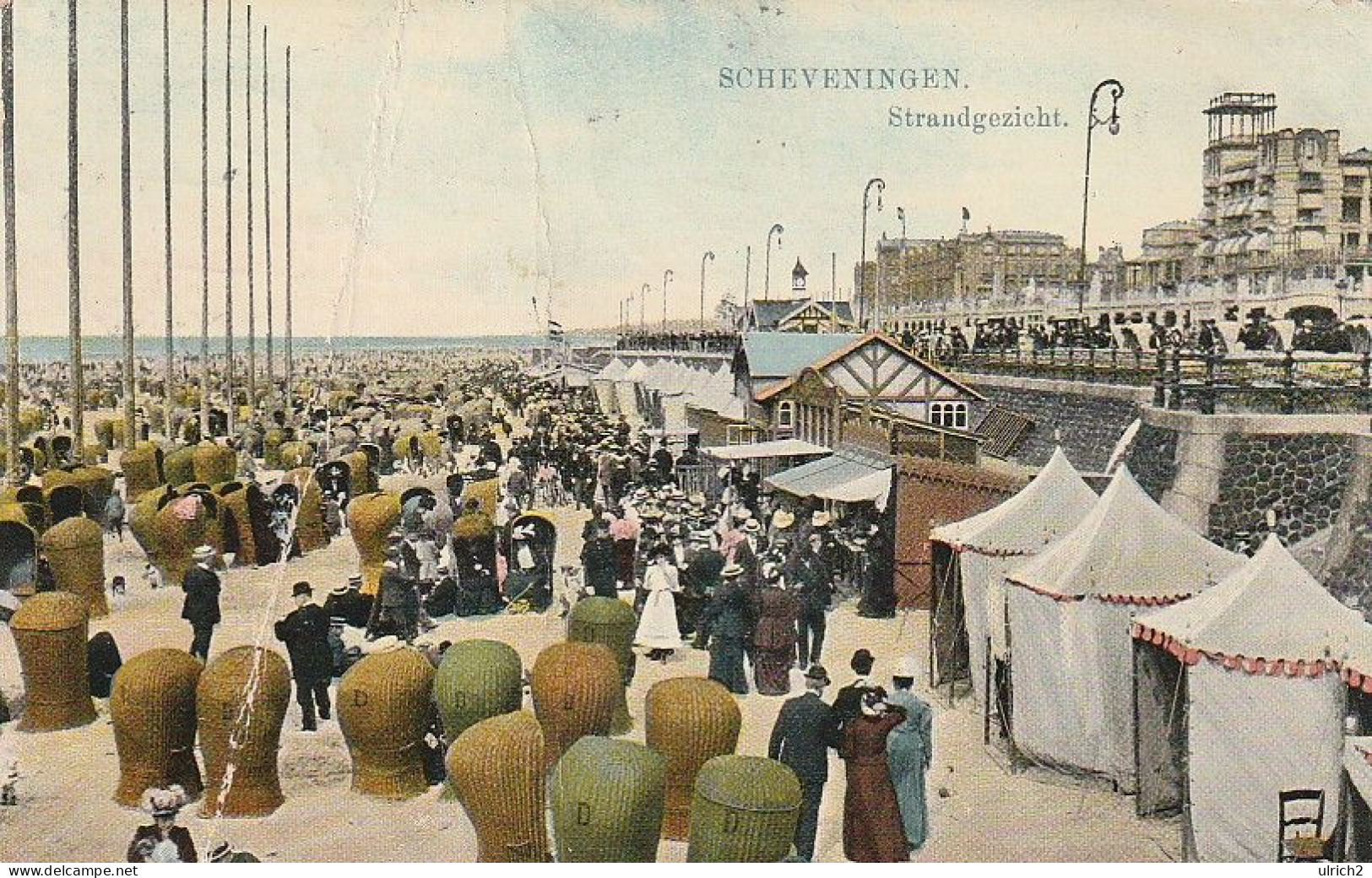 AK Scheveningen - Strandgezicht  - Scheveningen Kurhaus 3 - 1910 (66621) - Scheveningen
