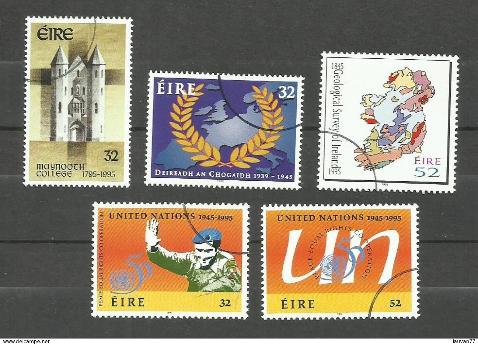 Irlande N°909 à 911, 923, 924 Cote 6€ - Usados