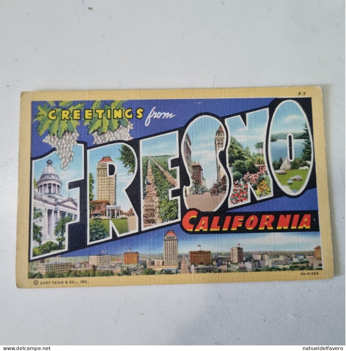 Uncirculated Postcard - U.S. - GREETINGS FROM FRESNO, CALIFORNIA - Fresno