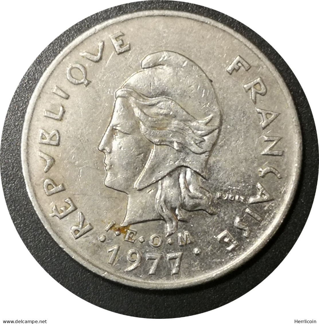 1977 - 10 Francs IEOM Nouvelle Calédonie / KM#11 - Neu-Kaledonien