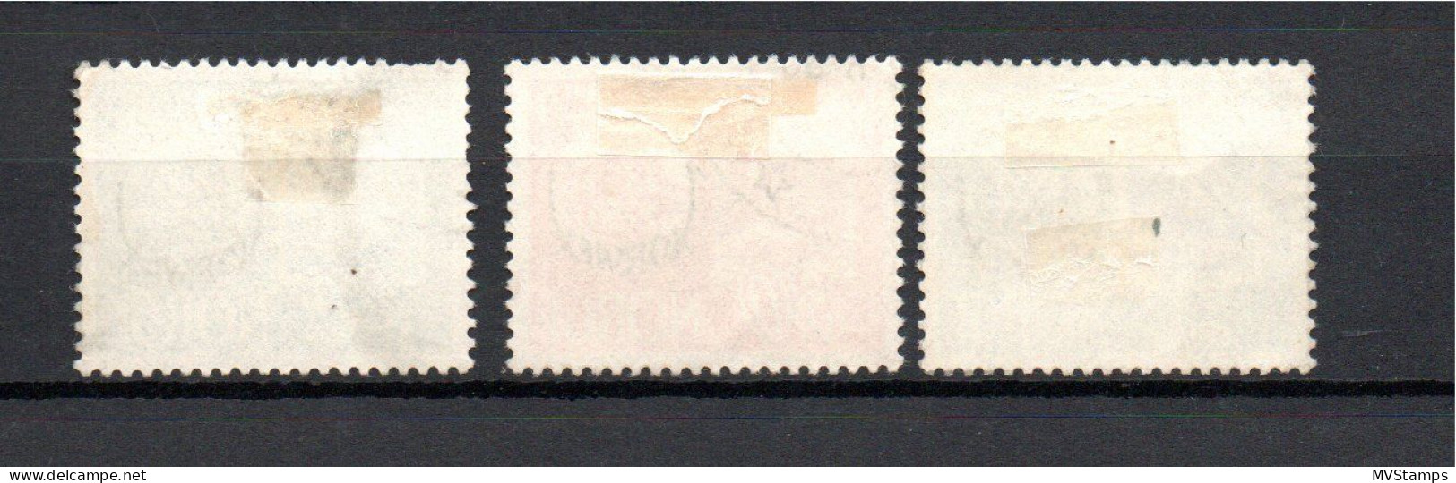 Norway 1955 Set Overprinted NORWEX Stamps (Michel 393/95) Nice Used - Gebraucht