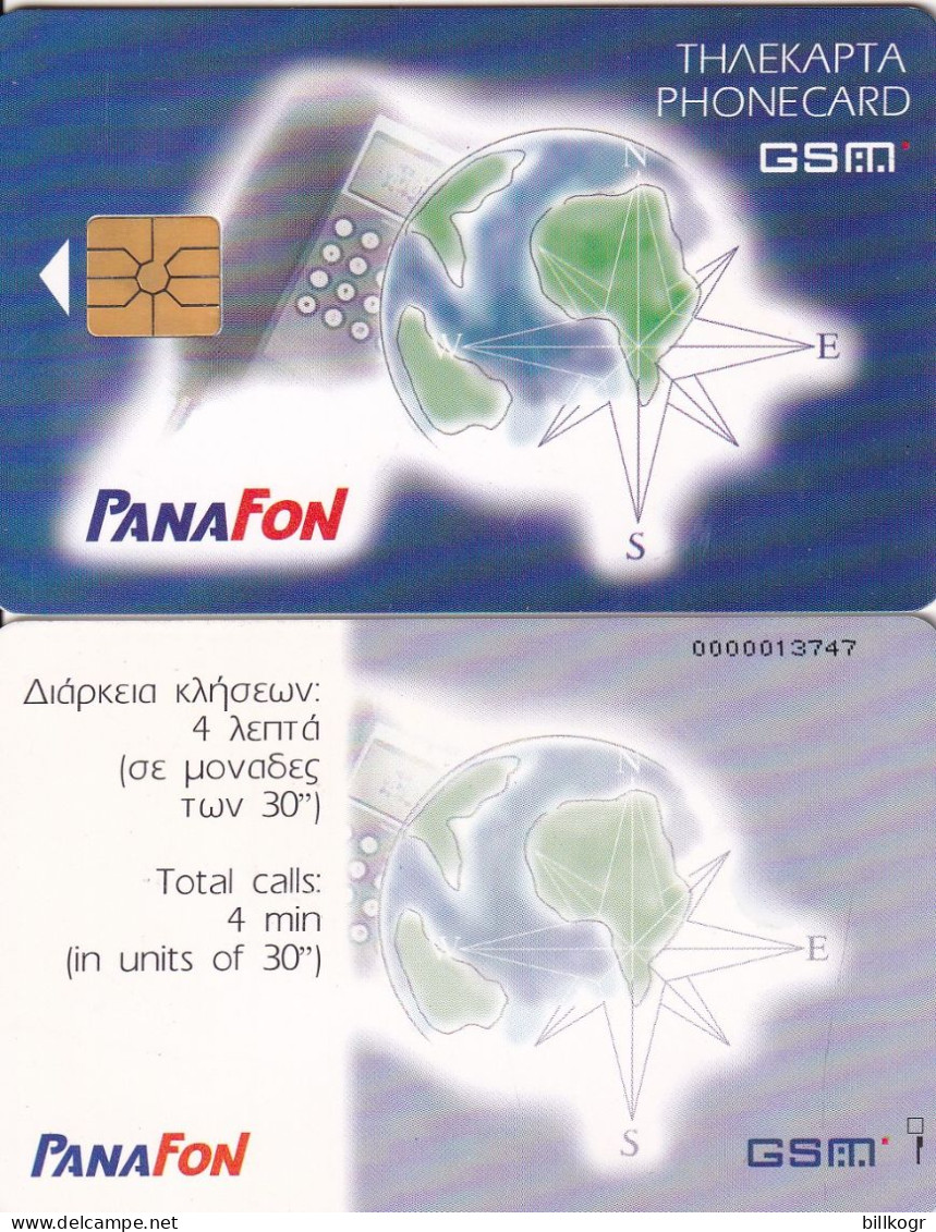 GREECE - Panafon GSM Card, Used - Griechenland