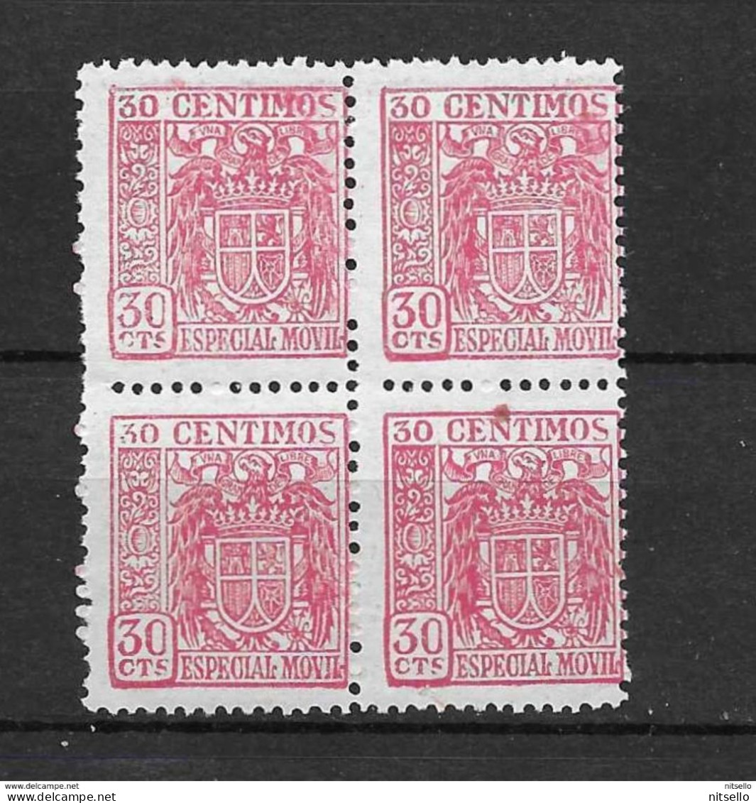 LOTE 1891 D  ///  ESPAÑA  SELLOS FISCALES  -  30 CTOS ROJO **MNH - Fiscales