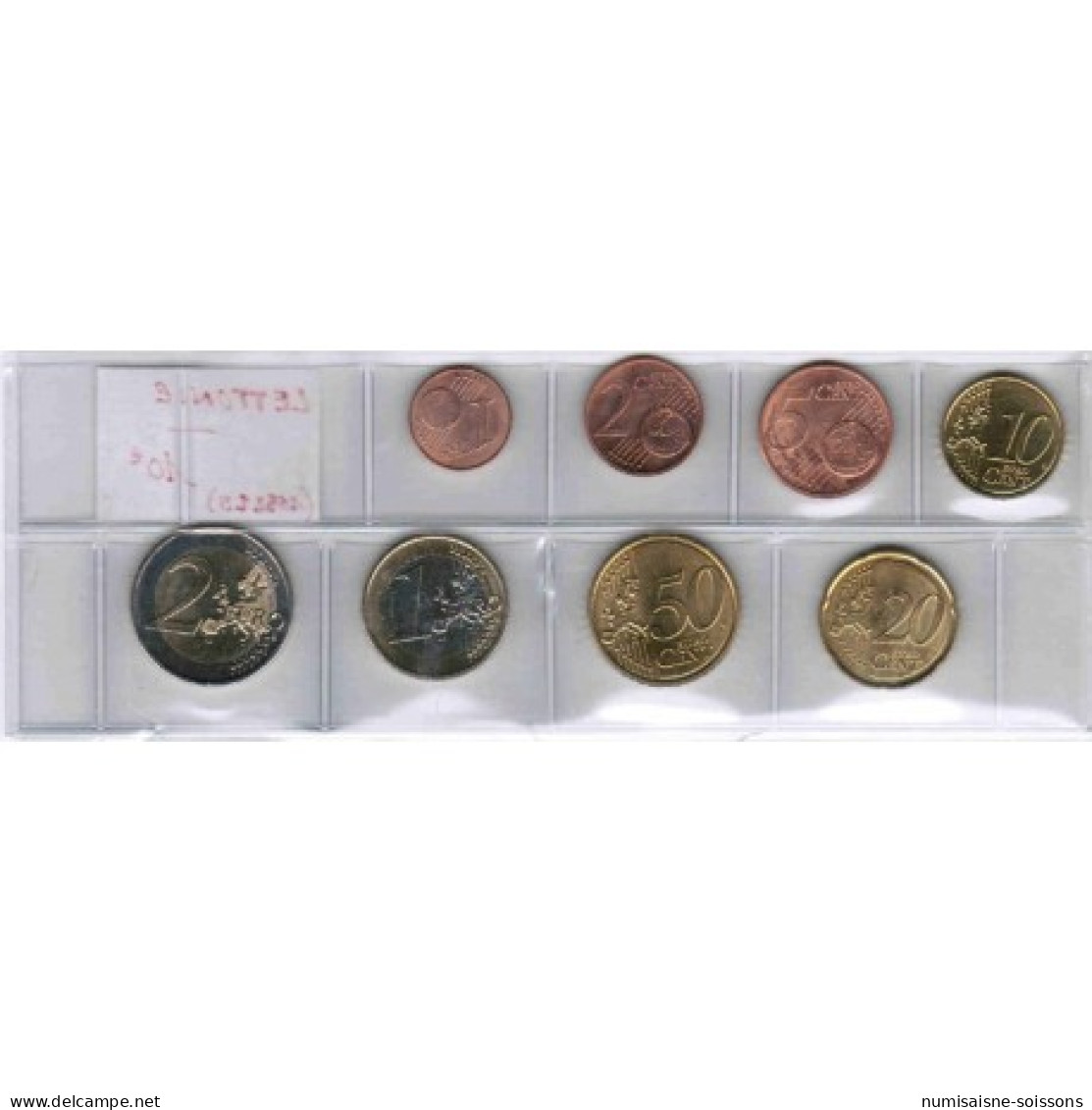 LETTONIE - SERIE VRAC EURO 8 PIECES  2014 (3.88 Euros) - Lettland