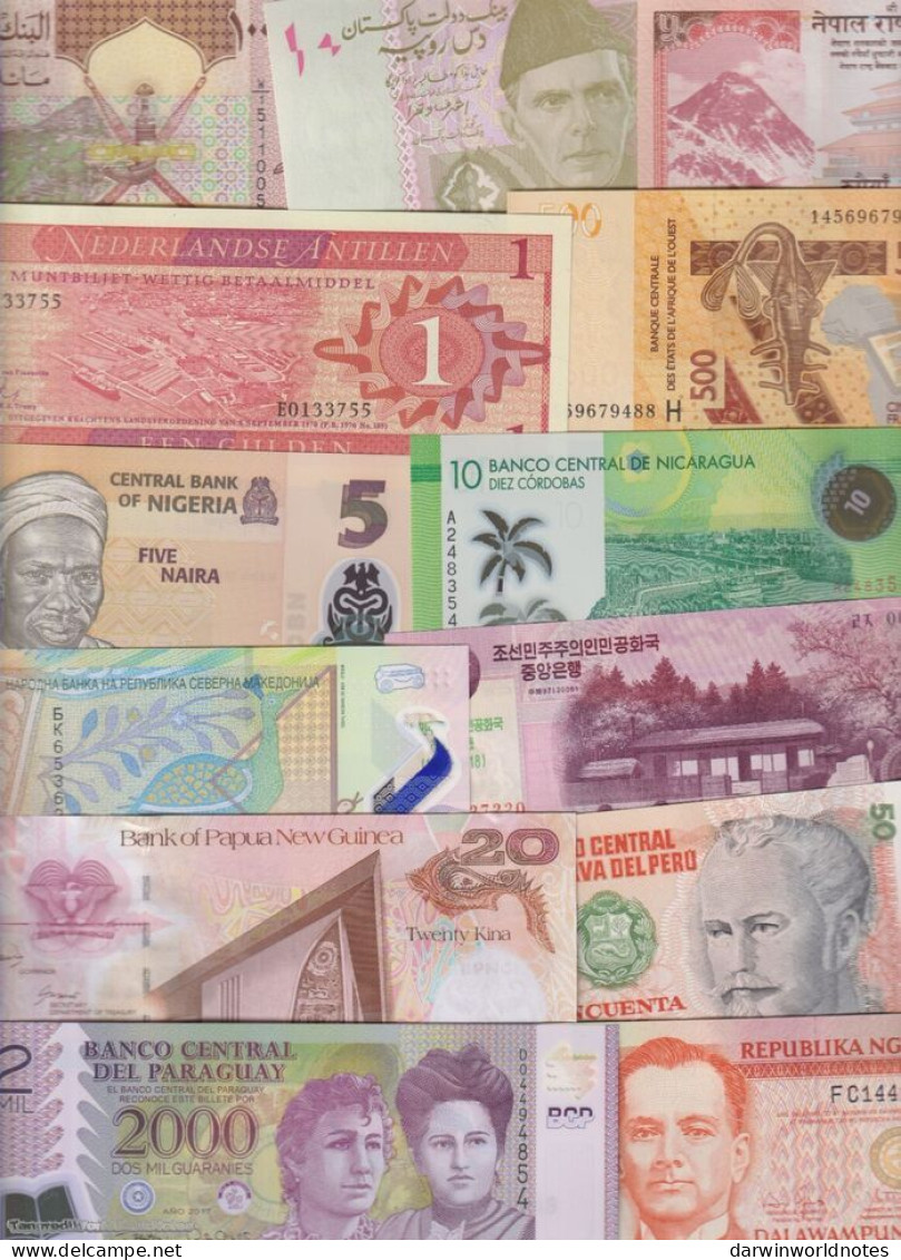 DWN - 150 world UNC different banknotes from 150 different countries