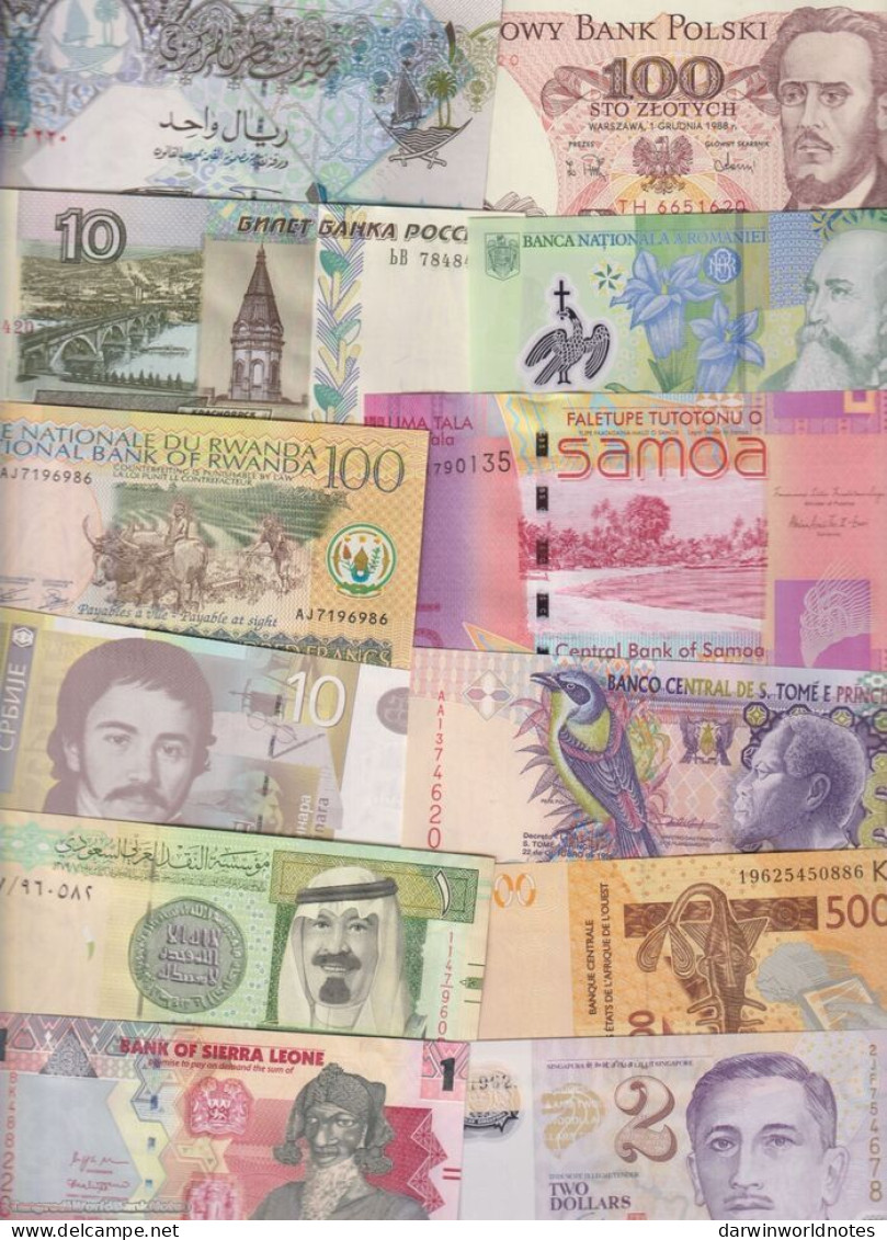 DWN - 150 world UNC different banknotes from 150 different countries