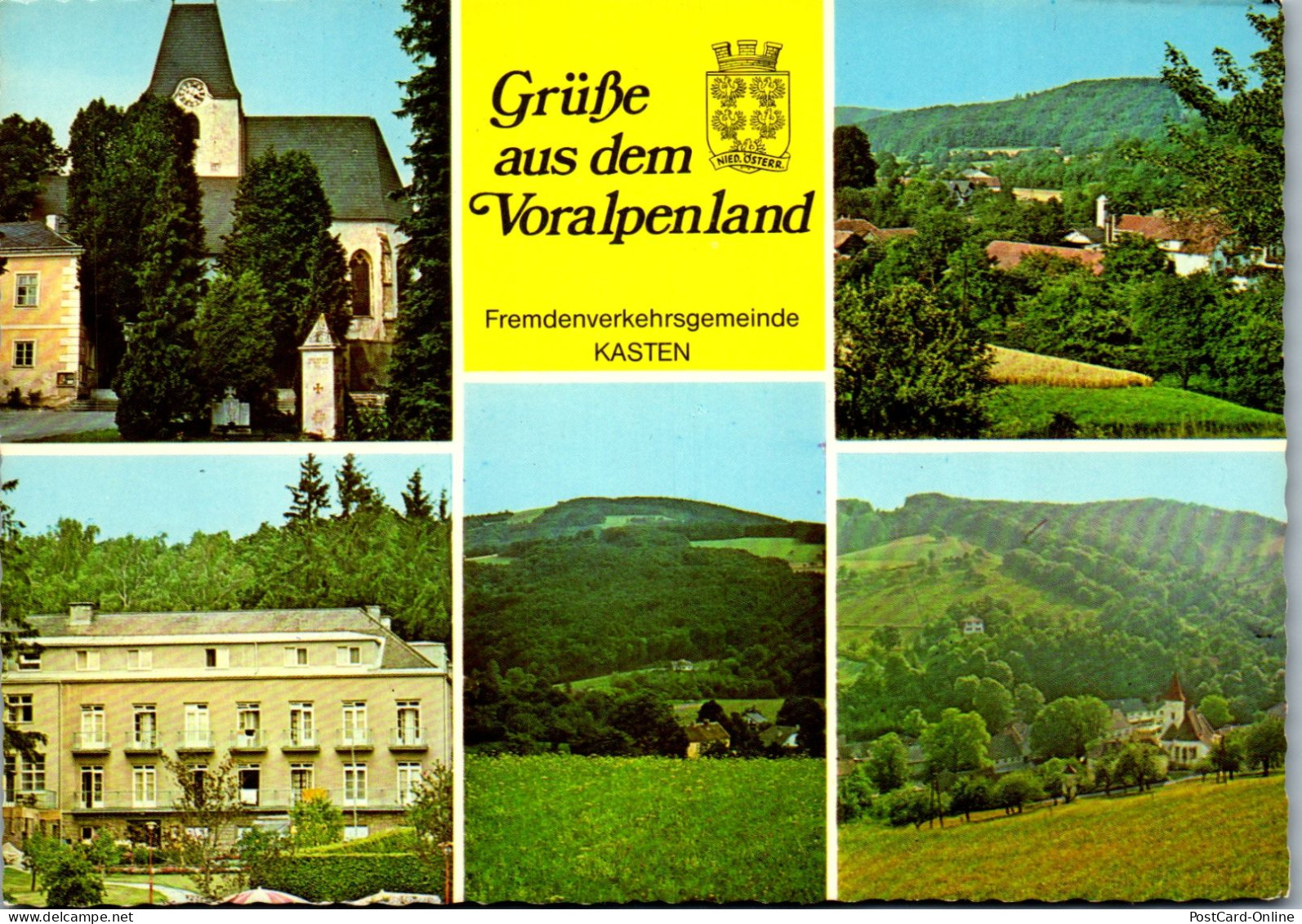 48134 - Niederösterreich - Kasten , Dörfl , Stössing , Fahrafeld , Mehrbildkarte - Gelaufen 1982 - St. Pölten