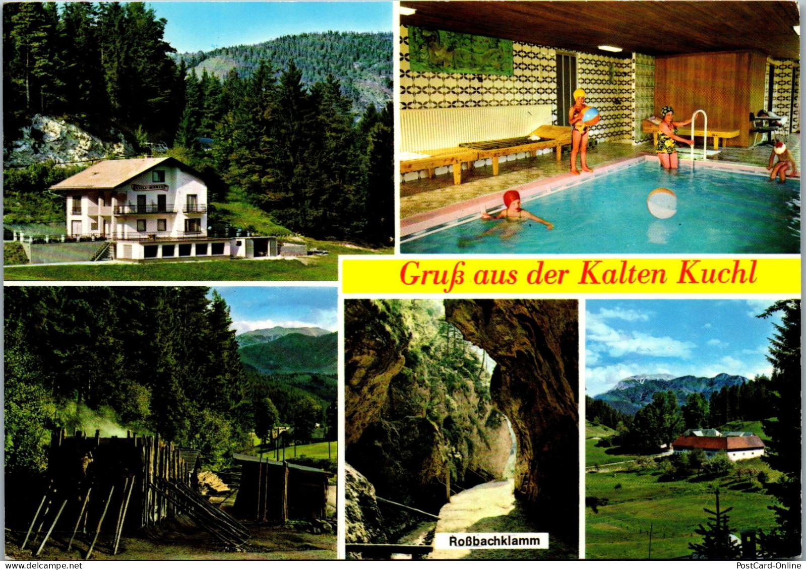48124 - Niederösterreich - Rohr Im Gebirge , Pension Thron Kalte Kuchl - Gelaufen 1984 - Wiener Neustadt