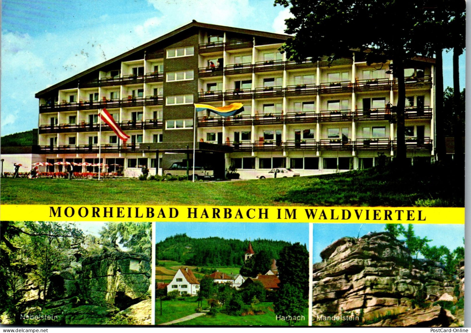 48113 - Niederösterreich - Harbach , Moorbad Harbach , Waldviertel , Nebelstein , Mandelstein , Mehrbildkarte - 1986 - Gmünd