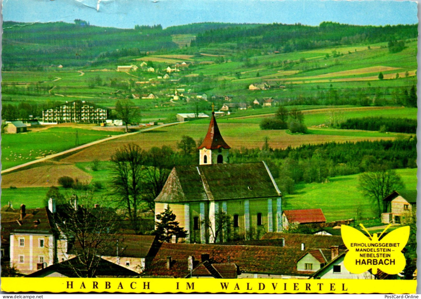 48111 - Niederösterreich - Harbach , Waldviertel , Panorama - Gelaufen 1982 - Gmünd