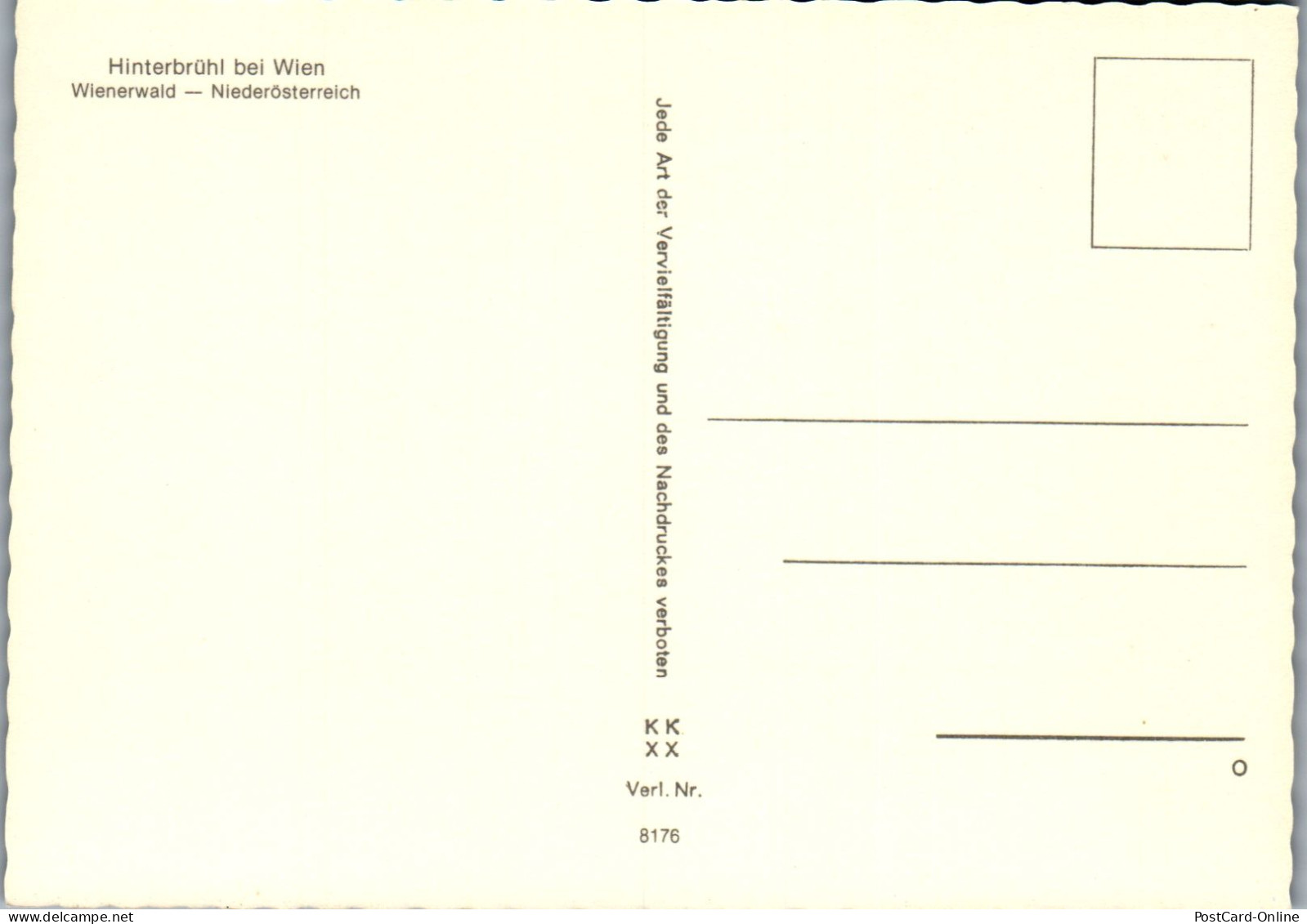 48106 - Niederösterreich - Hinterbrühl , Wienerwald , Panorama - Nicht Gelaufen  - Mödling