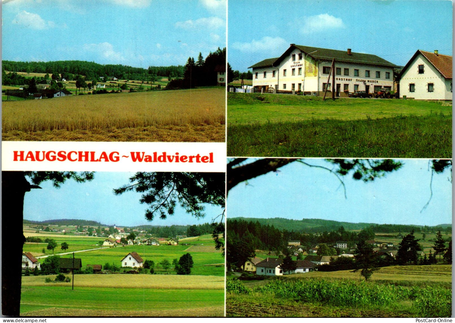 48102 - Niederösterreich - Haugschlag , Waldviertel , Rottal , Mehrbildkarte - Gelaufen 1985 - Gmünd