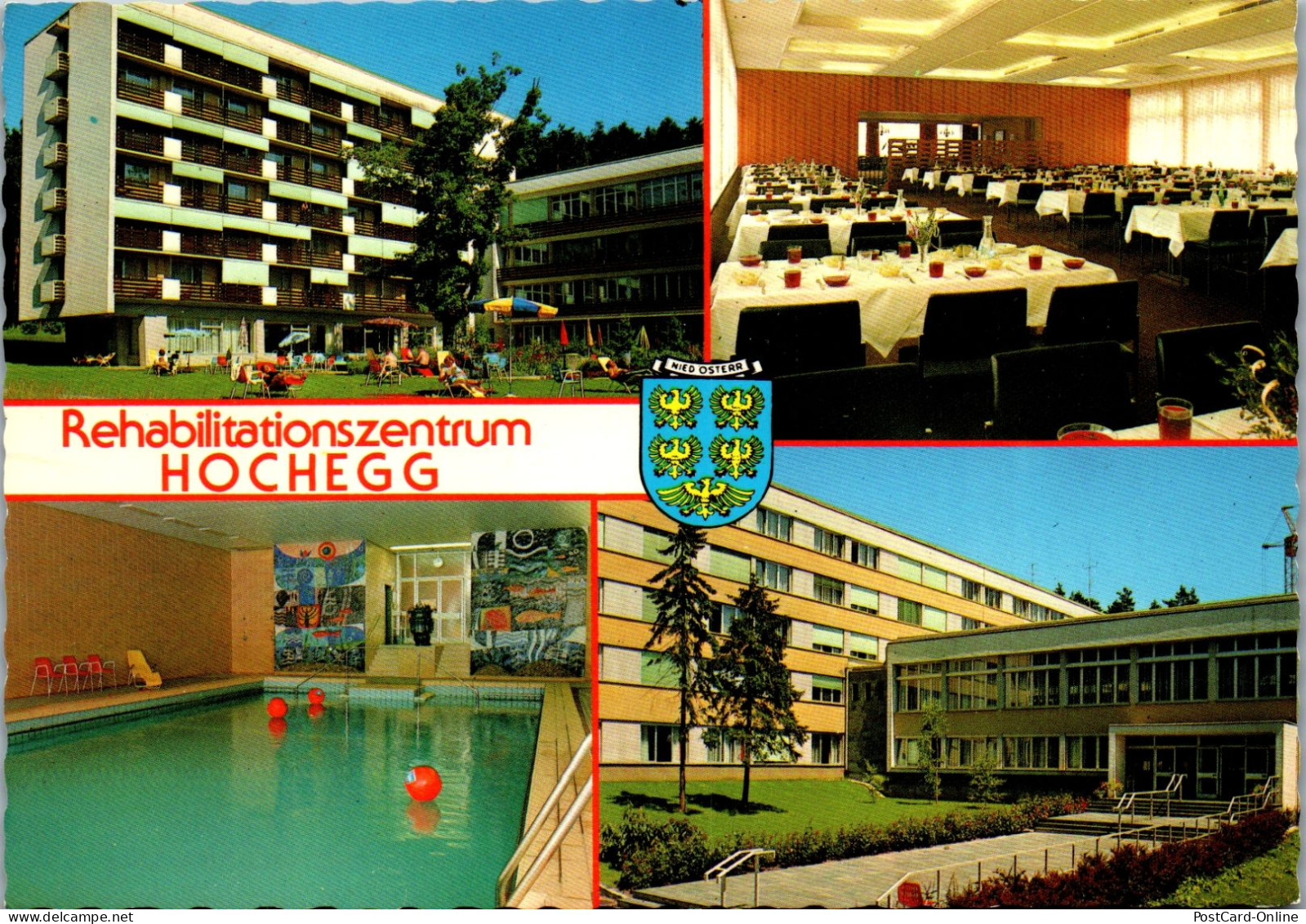 48093 - Niederösterreich - Hochegg , Grimmenstein , Rehabilitationszentrum , Mehrbildkarte - Nicht Gelaufen  - Neunkirchen