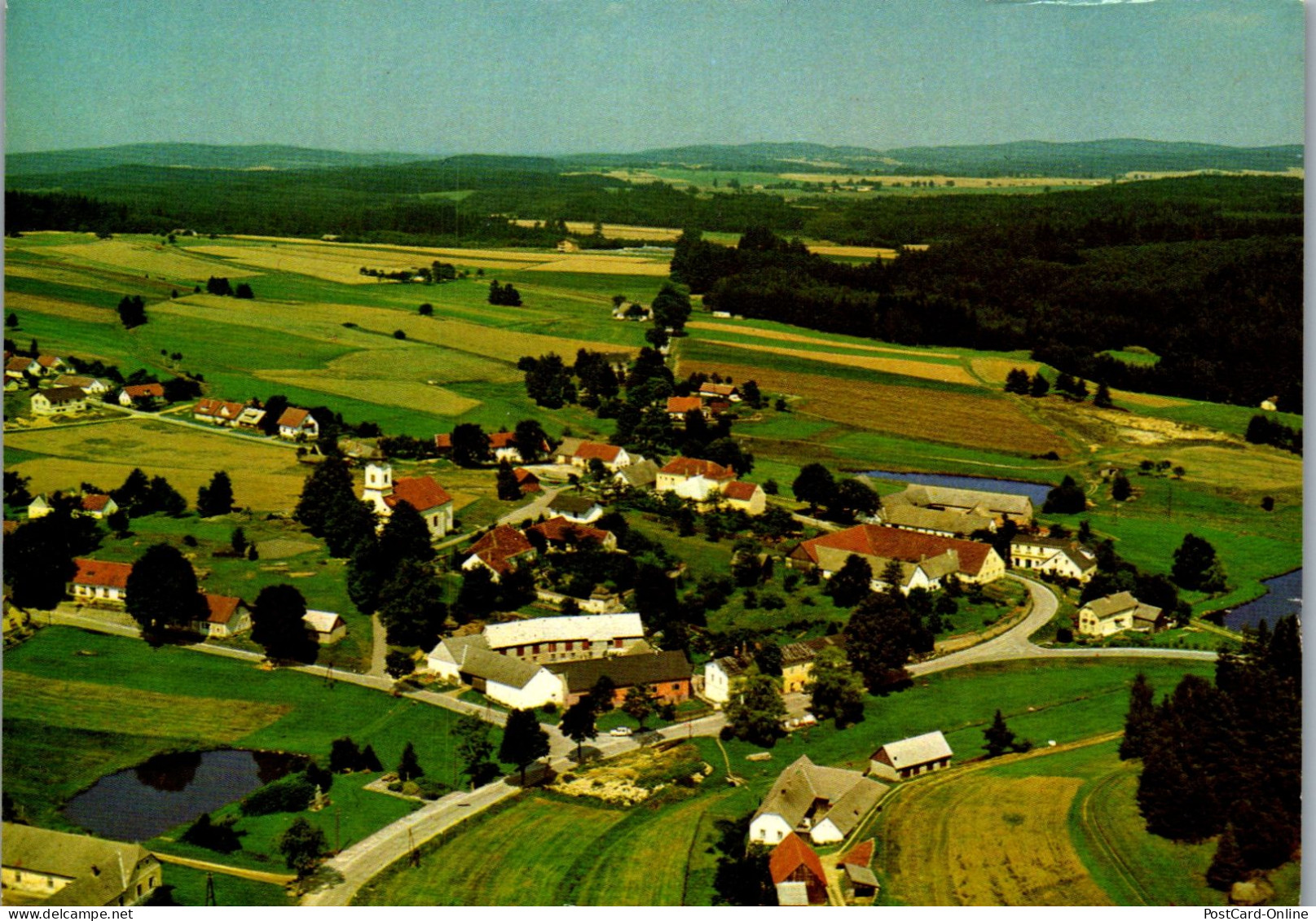 48103 - Niederösterreich - Haugschlag , Panorama - Gelaufen 1985 - Gmünd