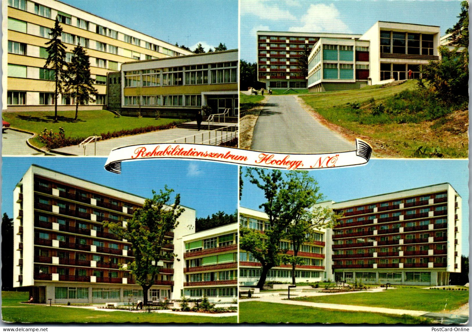 48094 - Niederösterreich - Hochegg , Grimmenstein , Rehabilitationszentrum , Mehrbildkarte - Gelaufen 1976 - Neunkirchen