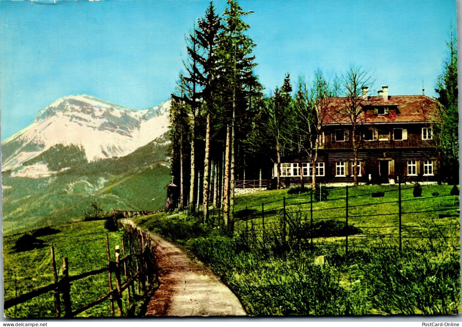 48080 - Niederösterreich - Breitenstein , Speckbacherhütte Am Kreuzberg , Ausblick Gegen Die Rax - Gelaufen 1978 - Semmering