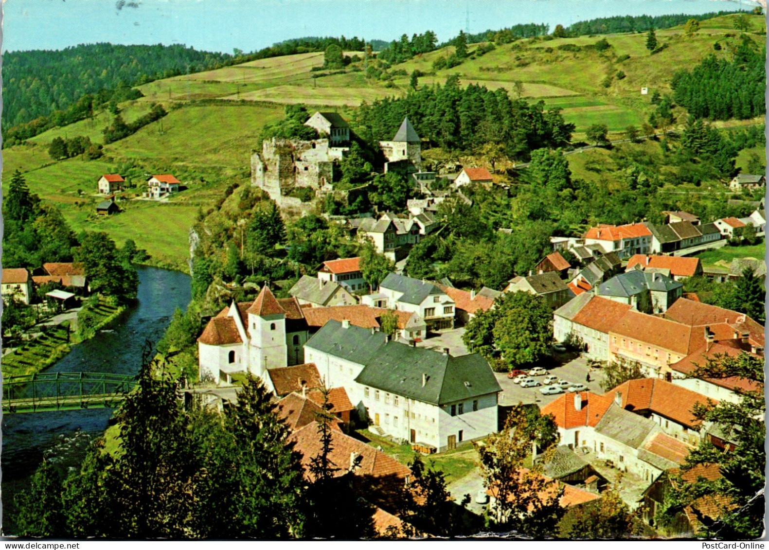 48073 - Niederösterreich - Krumau Am Kamp , Panorama - Gelaufen 1978 - Krems An Der Donau