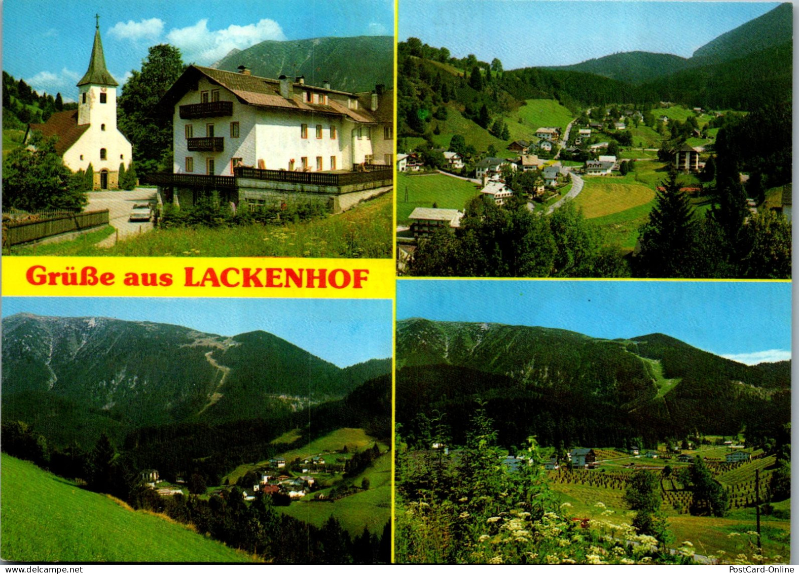 48052 - Niederösterreich - Lackenhof , Am Ötscher , Mehrbildkarte - Gelaufen 1983 - Gaming