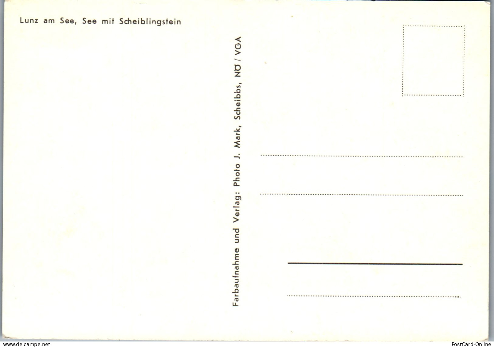 48041 - Niederösterreich - Lunz Am See , Mit Scheiblingstein , Mehrbildkarte - Nicht Gelaufen  - Lunz Am See