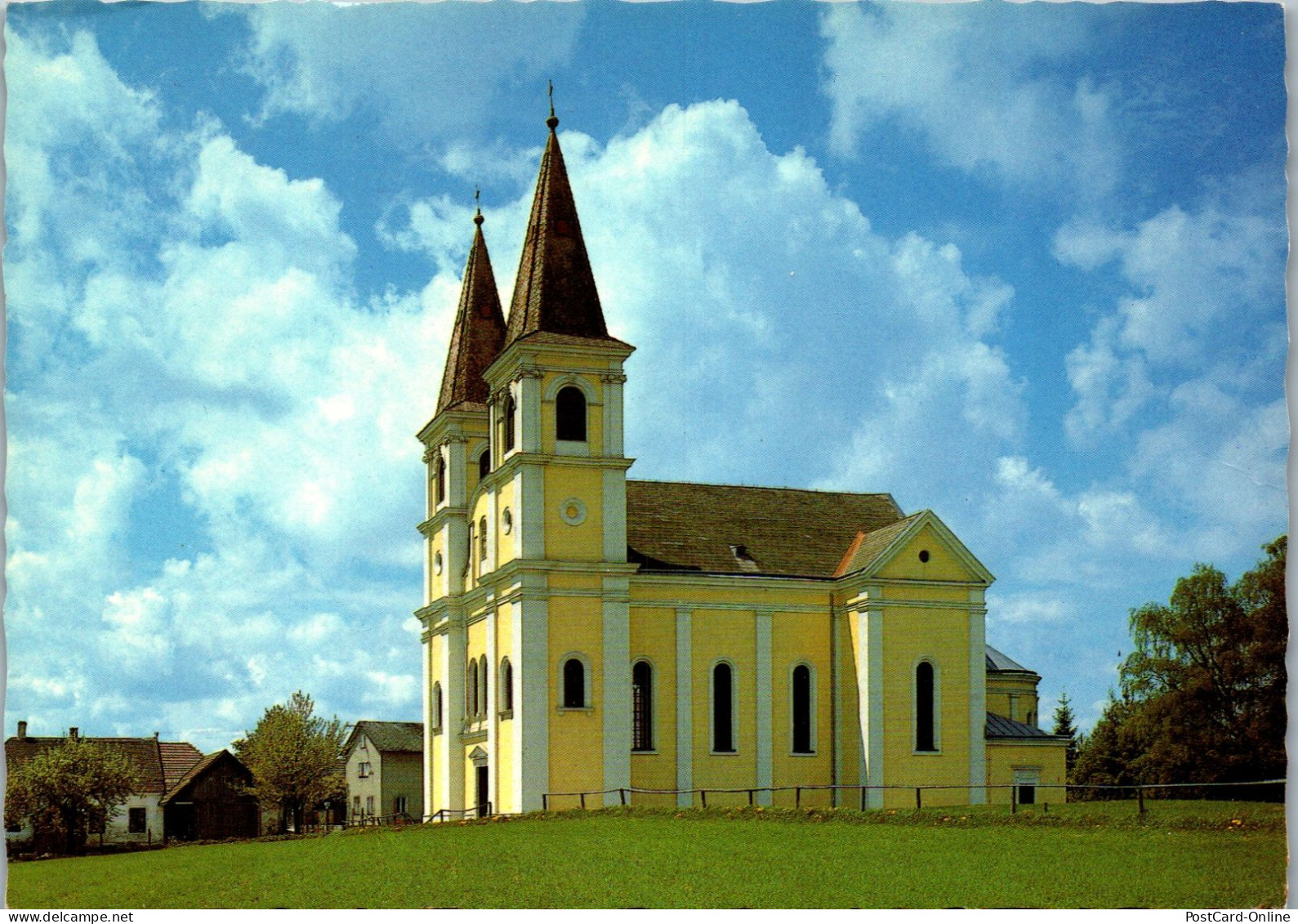 48027 - Niederösterreich - Kaltenberg , Lichtenegg , Wallfahrtskirche Maria Schnee In Kaltenberg - Gelaufen 1981 - Wiener Neustadt