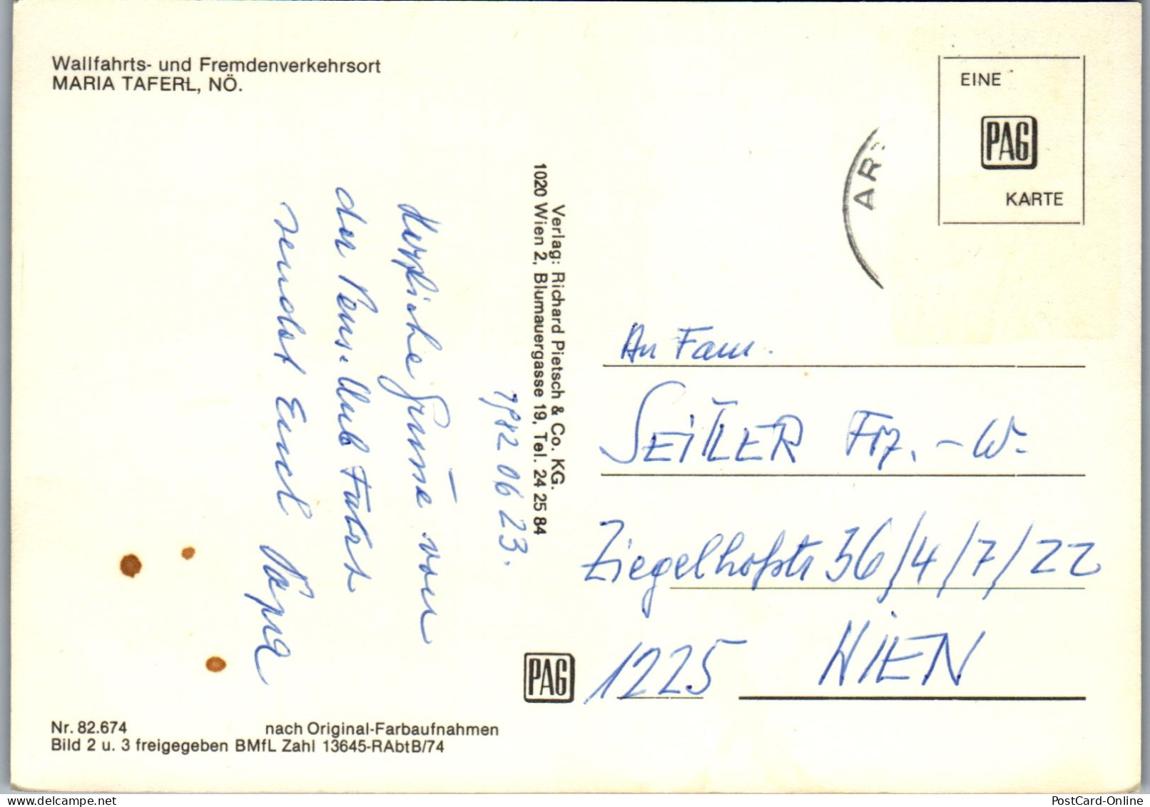 47987 - Niederösterreich - Maria Taferl , Mehrbildkarte - Gelaufen 1982 - Maria Taferl
