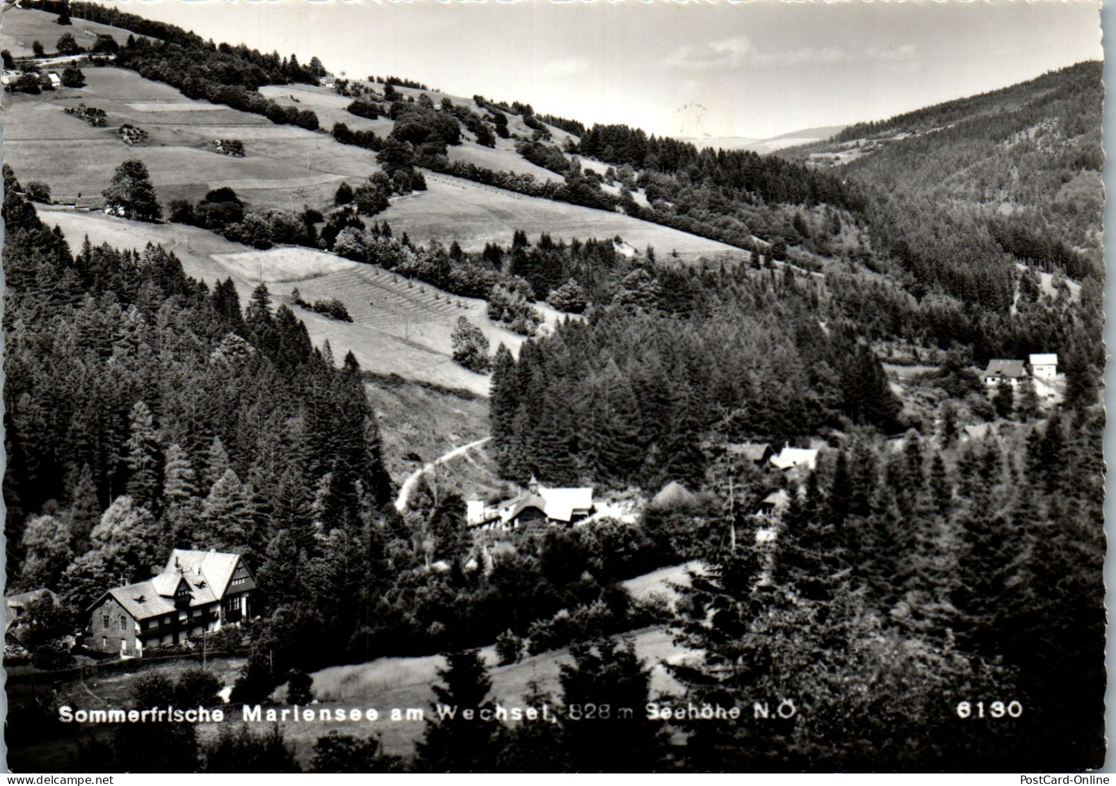 47989 - Niederösterreich - Marlensee , Am Wechsel , Panorama - Gelaufen 1965 - Wechsel