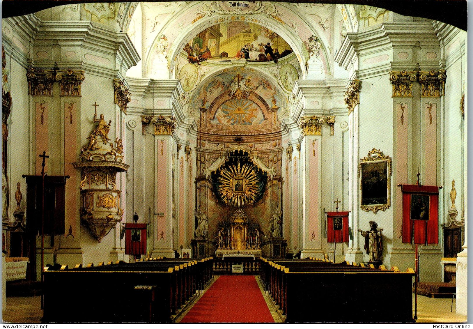 47974 - Niederösterreich - Maria Langegg , Barockkirche Mit Deckengemälden V. Josef Adam Mölk , Inneres - Gel. 1983 - Krems An Der Donau