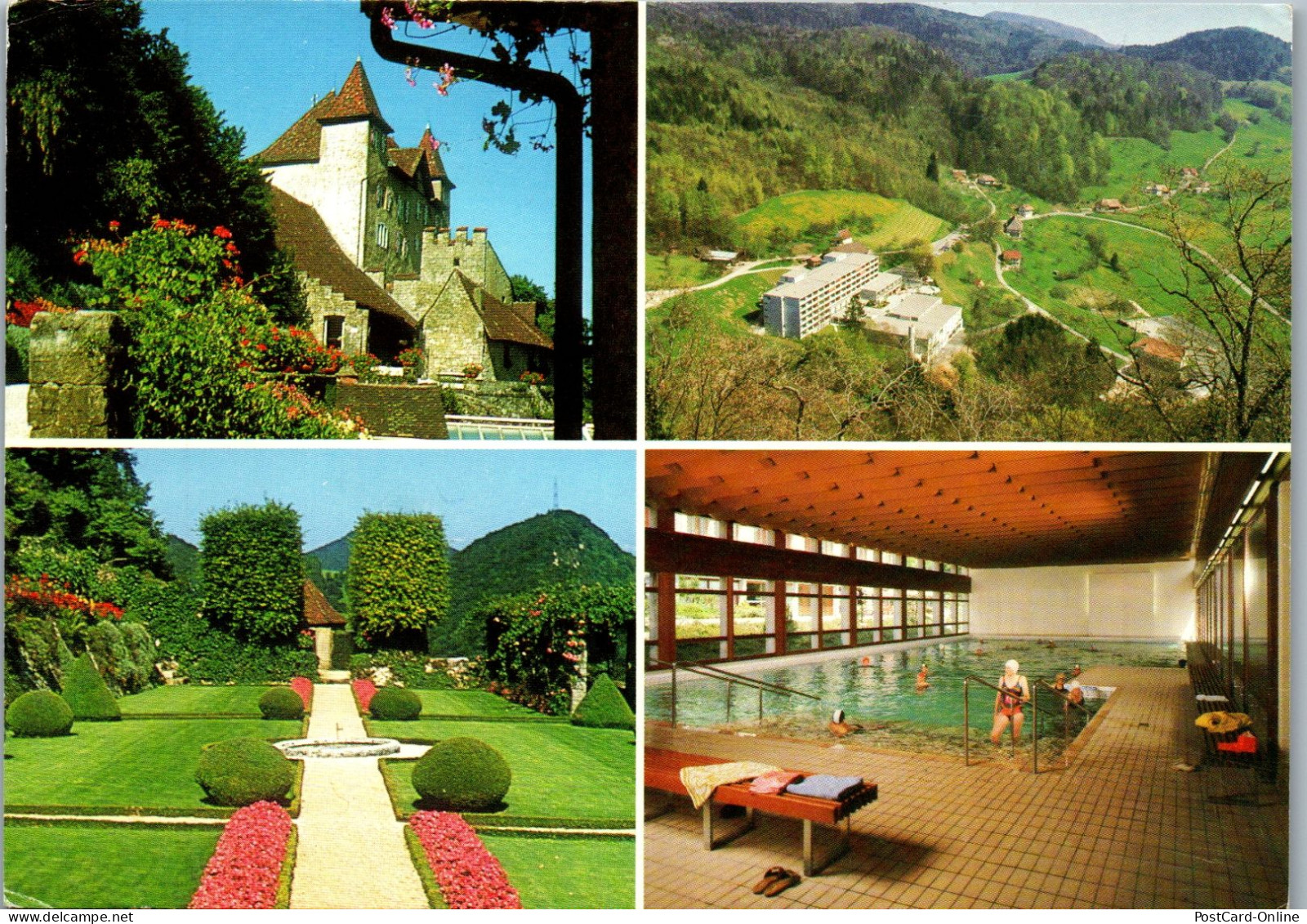 47963 - Schweiz - Lostorf , Thermalbad , Schloss Wartenfels , Schlossgarten , Hallenbad - Gelaufen  - Olten