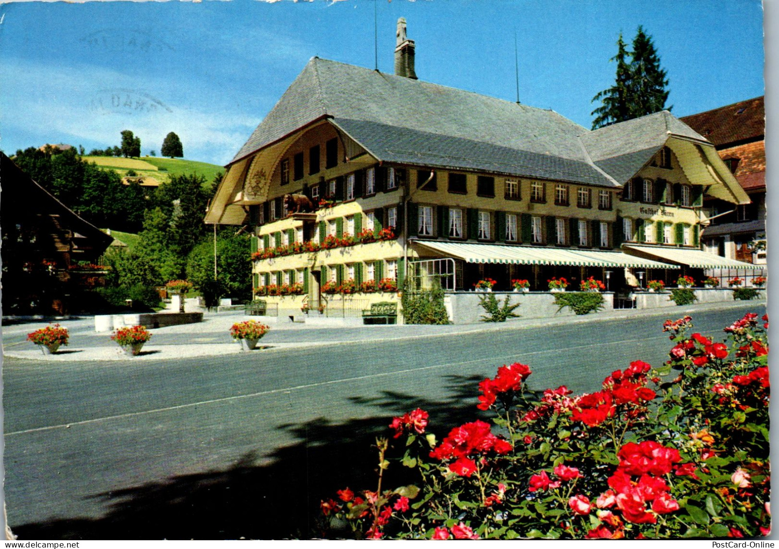 47949 - Schweiz - Langnau , I. E. , Landgasthof Gasthof Bären , Fam. A. Freiburghaus - Gelaufen 1965 - Langnau Im Emmental