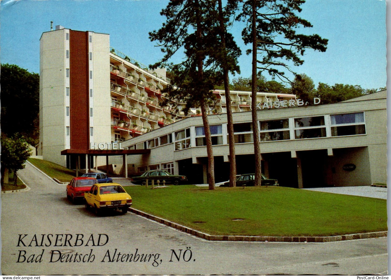 47936 - Niederösterreich - Bad Deutsch Altenburg , Kaiserbad , Auto - Gelaufen 1982 - Bad Deutsch-Altenburg